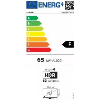 Philips 50PQS9001/12 The One 50 colių QLED 4K Google TV su Ambilight