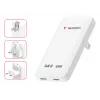 Verbatim Slim GaN Charger 2 prievadų 65W (EU/UK/US) baltas