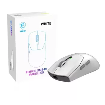 MSI Forge GM340 belaidė žaidimų pelė balta