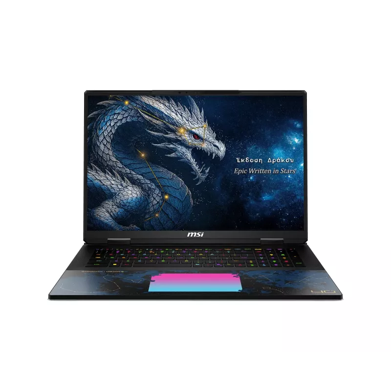 MSI Titan 18 HX Dragon Edition Draco Epic A2WJ-1218 (Intel Core Ultra 9 290HX Plus, 96GB RAM, 4TB SSD, RTX 5090, 18 inch QHD+ 240Hz, Windows 11 Home, juoda)