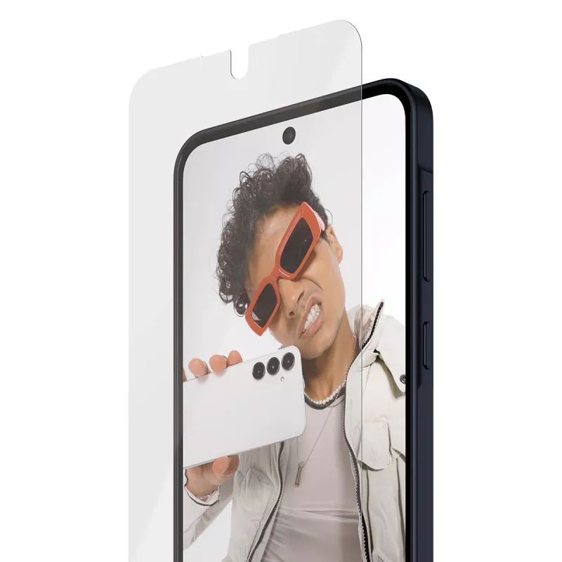 PanzerGlass SAFE ekrano apsauga, skirta Samsung Galaxy A37 5G | itin platus prigludimas | didmeninė pakuotė 50 vnt.