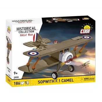 COBI 186 VNT HC DIDYSIS KARAS / 2999 / Sopwith F.1 Camel
