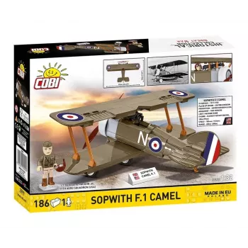 COBI 186 VNT HC DIDYSIS KARAS / 2999 / Sopwith F.1 Camel