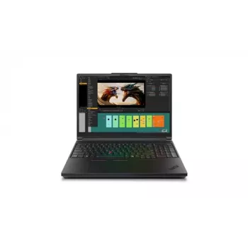 Lenovo ThinkPad P16 Gen 3 21RQ005TGE nešiojamas kompiuteris, 16 colių WUXGA IPS, Intel Core Ultra 7 255HX, 64GB DDR5, 512GB SSD, NVIDIA RTX PRO 2000 Blackwell 8GB, Windows 11 Pro, vokiška klaviatūra