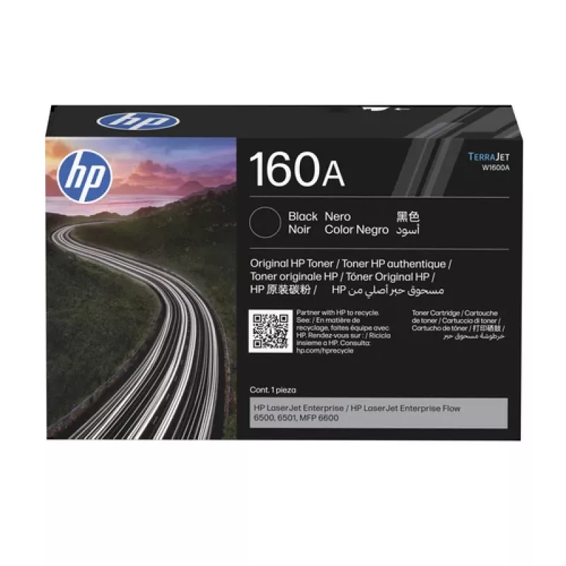 HP 160A juoda originali LaserJet tonerio kasetė (W1600A)