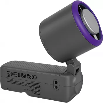 Verbatim Cool'n' Go Ice Touch Pro nešiojamasis ventiliatorius pilka/violetinė