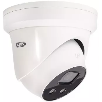 ABUS IPCB58511B 8 MP 4K IP kupolinė kamera su 4 mm objektyvu, PoE, IR naktinis matymas iki 30 m, IP67/IK10, įmontuotas mikrofonas