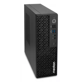 Medion 10026214 PICOWORX T80III MD340101 Mini kompiuteris, Intel Processor N100, 16GB RAM, 512GB SSD, Windows 11 Pro, Wi-Fi 6, juodos spalvos