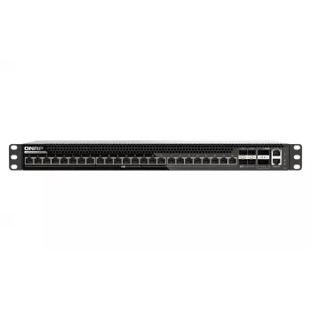 QNAP QSW-M7230-2X4F24T 30 prievadų kelių gigabitų valdomas komutatorius su 2x100GbE QSFP28, 4x25GbE SFP28, 24x10GbE RJ45, Layer 3 Lite