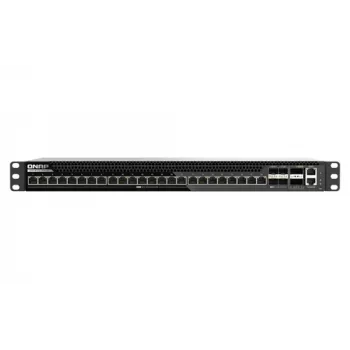 QNAP QSW-M7230-2X4F24T 30 prievadų kelių gigabitų valdomas komutatorius su 2x100GbE QSFP28, 4x25GbE SFP28, 24x10GbE RJ45, Layer 3 Lite