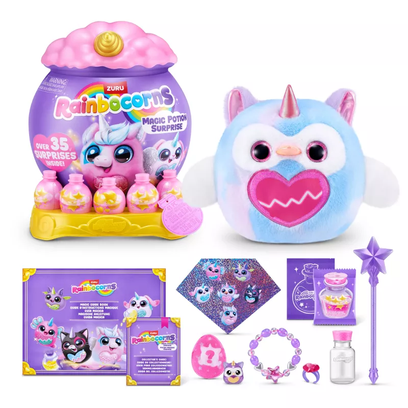 Zuru Rainbocorns Magic Potion Surprise Series 1 Assorted Collectible pliušinis žaislas
