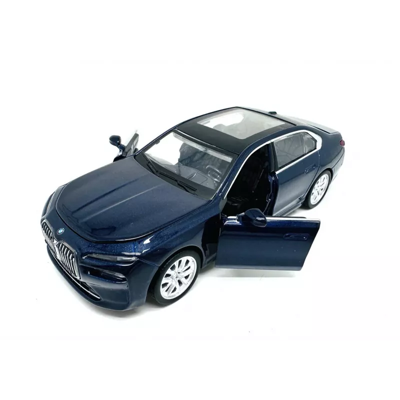 PULIO Auto MSZ 1/32 BMW i7 šviesos ir garso liejimo modelis