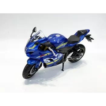 PULIO MSZ 1/12 Suzuki GSX-R1000 mėlynas liejamo modelio motociklas