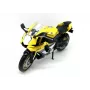 PULIO Motociklas MSZ 1/12 Yamaha YZF-R1 geltonas liejimo modelis