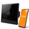 Qoltec Smart Touch Light Switch 1-Gang Wi-Fi Timer Tuya White
