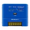 QOLTEC MPPT 15A saulės įkrovimo valdiklis 12V/24V, skirtas LiFePO4, gelio, AGM, užtvindytiems, sandariems švino-rūgšties akumuliatoriams su LCD ir RS485