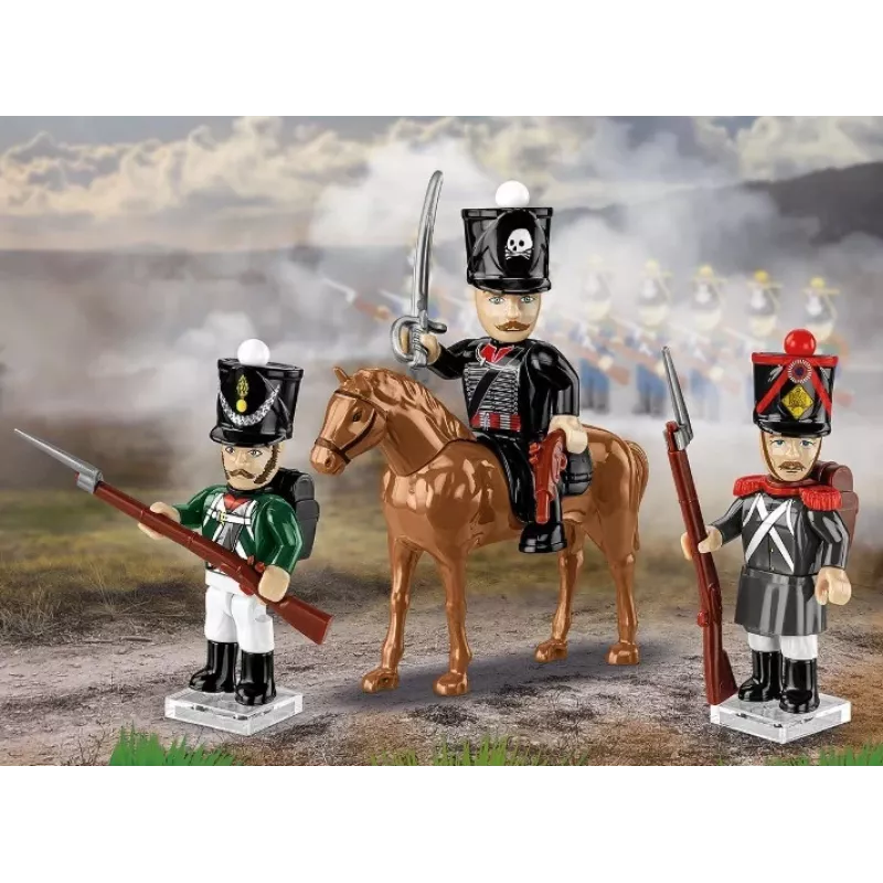 COBI KLOCKI Napoleono eros kareivio statybinis blokelis minifigūrėlė