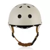 Lionelo LO-HELMET Beige Sand dviračio šalmas – In-Mold PC korpusas, 24 ventiliacijos angos, Headlock reguliavimas, CE EN 1078, L dydis 58-61 cm