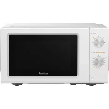 AMICA MMF20M3W Solo mikrobangų krosnelė, 20 L, 700 W, balta