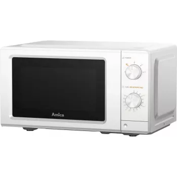 AMICA MMF20M3W Solo mikrobangų krosnelė, 20 L, 700 W, balta