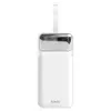 Savio BA-15 Power Bank 50000 mAh baltas
