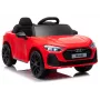 LEAN CARS Audi A5L HL788 raudonas 12V elektrinis vaikiškas automobilis su tėvų nuotolinio valdymo pultu, EVA ratais, LED žibintais, muzikos skydeliu, saugos diržu, eko-odos sėdyne, 3-6 metų amžiui