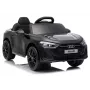 LEAN CARS Audi A5L HL788 juodas 12V baterijomis varomas vaikiškas automobilis su tėvų nuotolinio valdymo pultu, LED žibintais, MP3, EVA putplasčio ratais, eko-odos sėdyne, 30 kg maksimalia apkrova, vaikams nuo 3 iki 8 metų