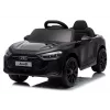 LEAN CARS Audi A5L HL788 juodas 12V baterijomis varomas vaikiškas automobilis su tėvų nuotolinio valdymo pultu, LED žibintais, MP3, EVA putplasčio ratais, eko-odos sėdyne, 30 kg maksimalia apkrova, vaikams nuo 3 iki 8 metų