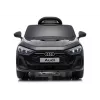 LEAN CARS Audi A5L HL788 juodas 12V baterijomis varomas vaikiškas automobilis su tėvų nuotolinio valdymo pultu, LED žibintais, MP3, EVA putplasčio ratais, eko-odos sėdyne, 30 kg maksimalia apkrova, vaikams nuo 3 iki 8 metų