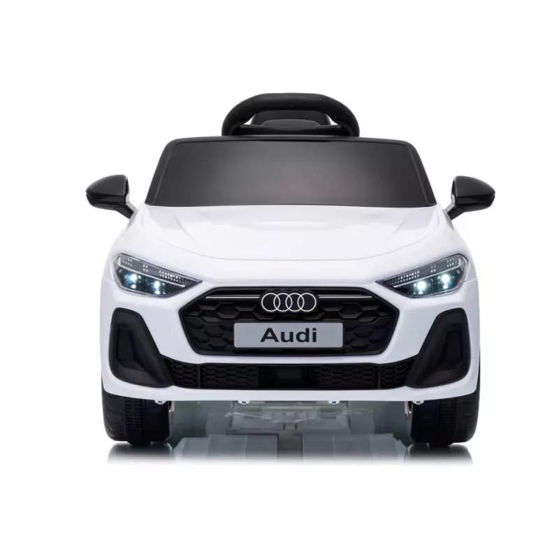 LEAN CARS Audi A5L HL788 12V vaikiškas elektrinis automobilis su nuotolinio valdymo pultu, baltas