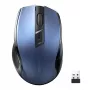 UGREEN MU006 belaidė tyli pelė, 2,4 GHz, 2400 DPI, mėlyna