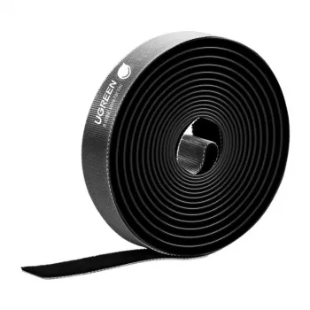 UGREEN LP124 kabelių tvarkymo juosta Velcro 2m juoda
