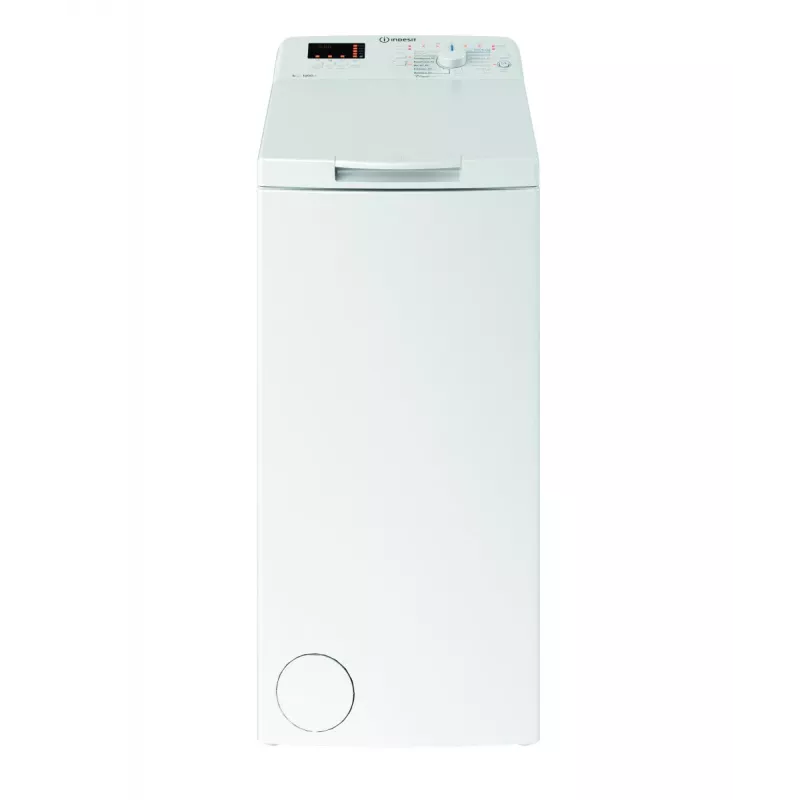 Indesit BTWWS60400PLN skalbimo mašina su viršutine pakrovimo anga, 6 kg, 1000 aps./min., balta