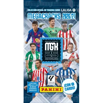 Panini La Liga 2027 Adrenalyn XL Kortų žaidimo demonstracinė dėžutė – 50 pakelių (300 kortelių)