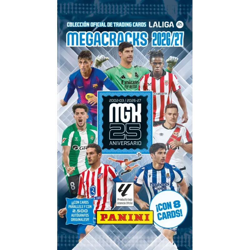 Panini La Liga 2027 Adrenalyn XL Kortų žaidimo demonstracinė dėžutė – 50 pakelių (300 kortelių)