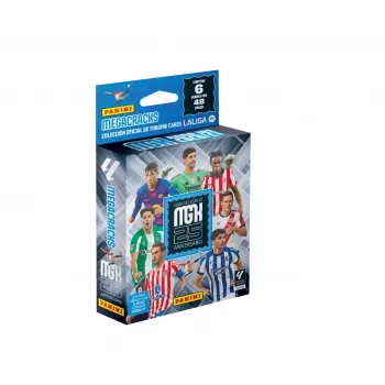 Panini Kolekcja La Liga 2027 Blister – 5 papildymo paketų, 30+ kortelių, 3 riboto leidimo, Adrenalyn XL kortų žaidimas