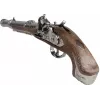 PULIO Gonher Metal Pirate Gun Žaislinis pistoletas su kapsulėmis, liejamo metalo ir plastiko, 8 šūvių žiedinės kapsulės, juoda/pilka su rudom rankena, nuo 8 metų