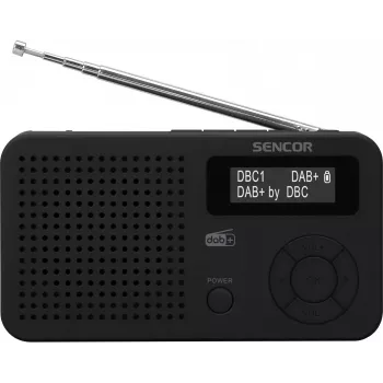 Sencor SRD 7210B DAB+ radijas FM/BT/USB - juoda