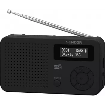Sencor SRD 7210B DAB+ radijas FM/BT/USB - juoda