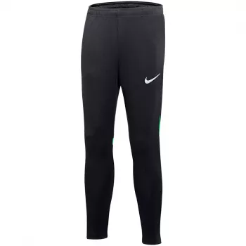 Nike Academy Pro kelnės jaunimui juodos-žalios DH9325 011 XL