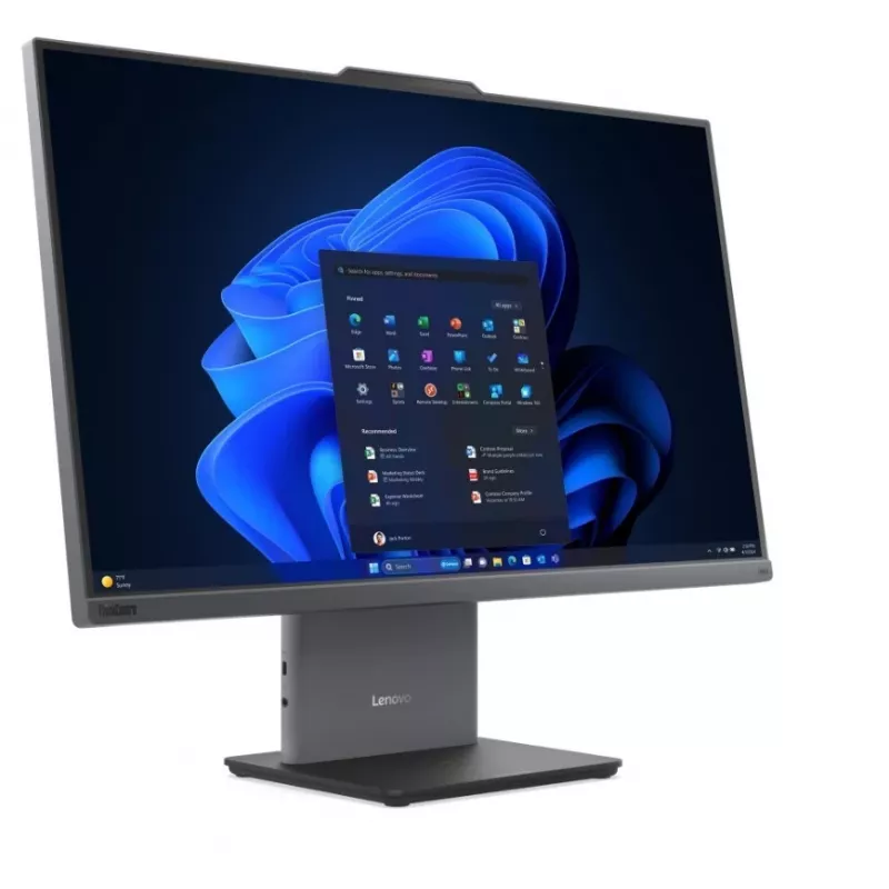 Lenovo ThinkCentre neo 50a 27 Gen 6 kompiuteris „viskas viename“, Intel Core Ultra 7 256V, 27 colių Full HD, 16GB LPDDR5x, 512GB SSD, Windows 11 Pro