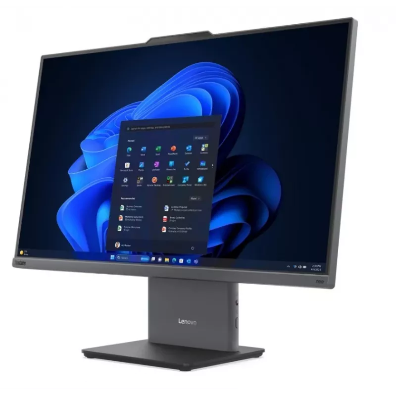 Lenovo ThinkCentre neo 50a 27 Gen 6 kompiuteris „viskas viename“, Intel Core Ultra 7 256V, 27 colių Full HD, 16GB LPDDR5x, 512GB SSD, Windows 11 Pro