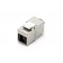 DIGITUS DN-93615-D CAT 6A Keystone modulis, ekranuotas, be įrankių, 10GBase-T, 500 MHz, cinko liejimas, auksu dengti kontaktai, T568A/B, PoE++ paruoštas