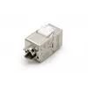 DIGITUS DN-93615-D CAT 6A Keystone modulis, ekranuotas, be įrankių, 10GBase-T, 500 MHz, cinko liejimas, auksu dengti kontaktai, T568A/B, PoE++ paruoštas
