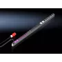 Rittal PDU Basic 7979137 - 3 fazių 16A stovo maitinimo skirstytuvas, 12x C13 ir 3x C19 lizdai, 1U 19 inch montavimas į stovą, IEC 60309 įvestis, juoda