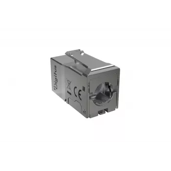 DIGITUS Keystone modulis Cat. 6A, ekranuotas, be įrankių, RJ45, sidabrinis