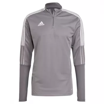 adidas Tiro 21 treniruočių viršus pilkas keturių/juodas 2XL GH7301
