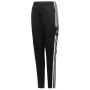 adidas Squadra 21 treniruočių jaunimo kelnės juodos GK9553 116cm