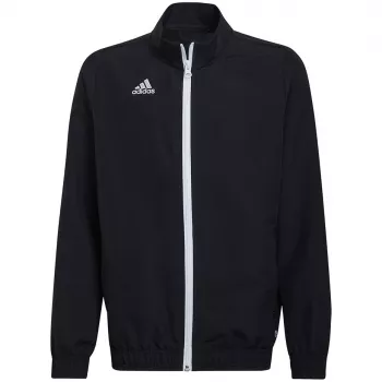 adidas Entrada 22 pristatymo švarkas juodos spalvos H57532 dydis 116 cm