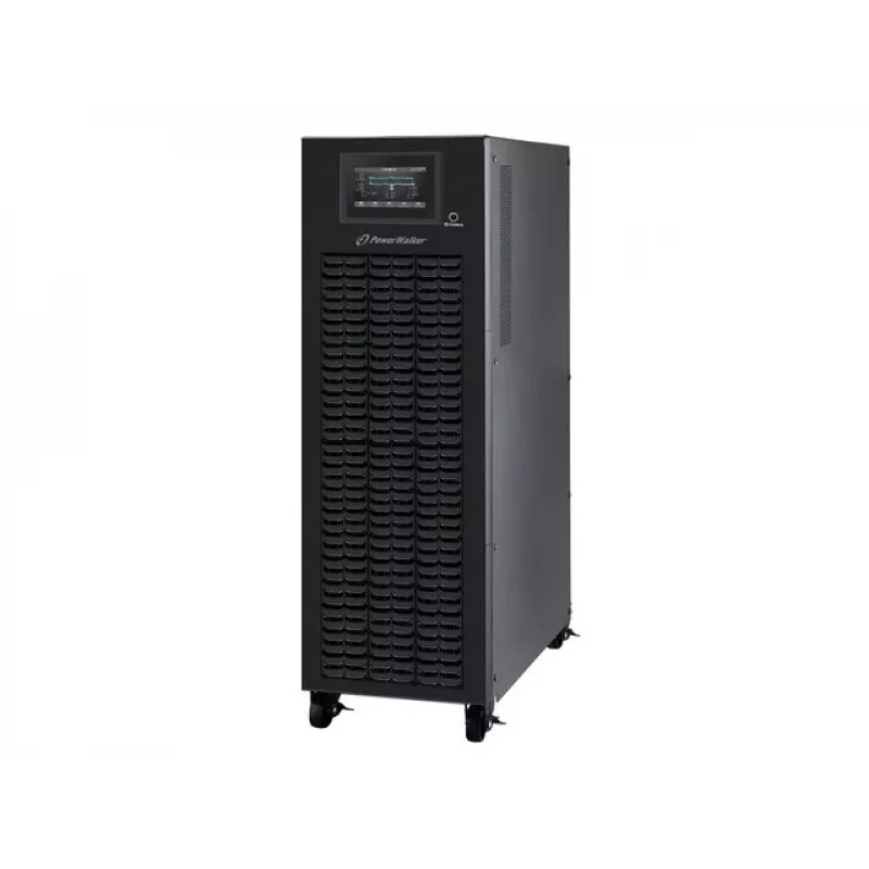 PowerWalker VFI 15K CPG PF1 3/3 BE - 15kVA internetinis dvigubos konversijos UPS, bokštas, trifazis, grynoji sinusinė banga, LCD, USB/RS-232, SNMP lizdas